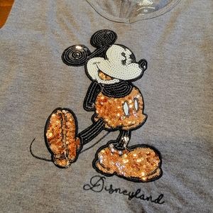 Disney Authentic Original Mickey Sequined Shirt